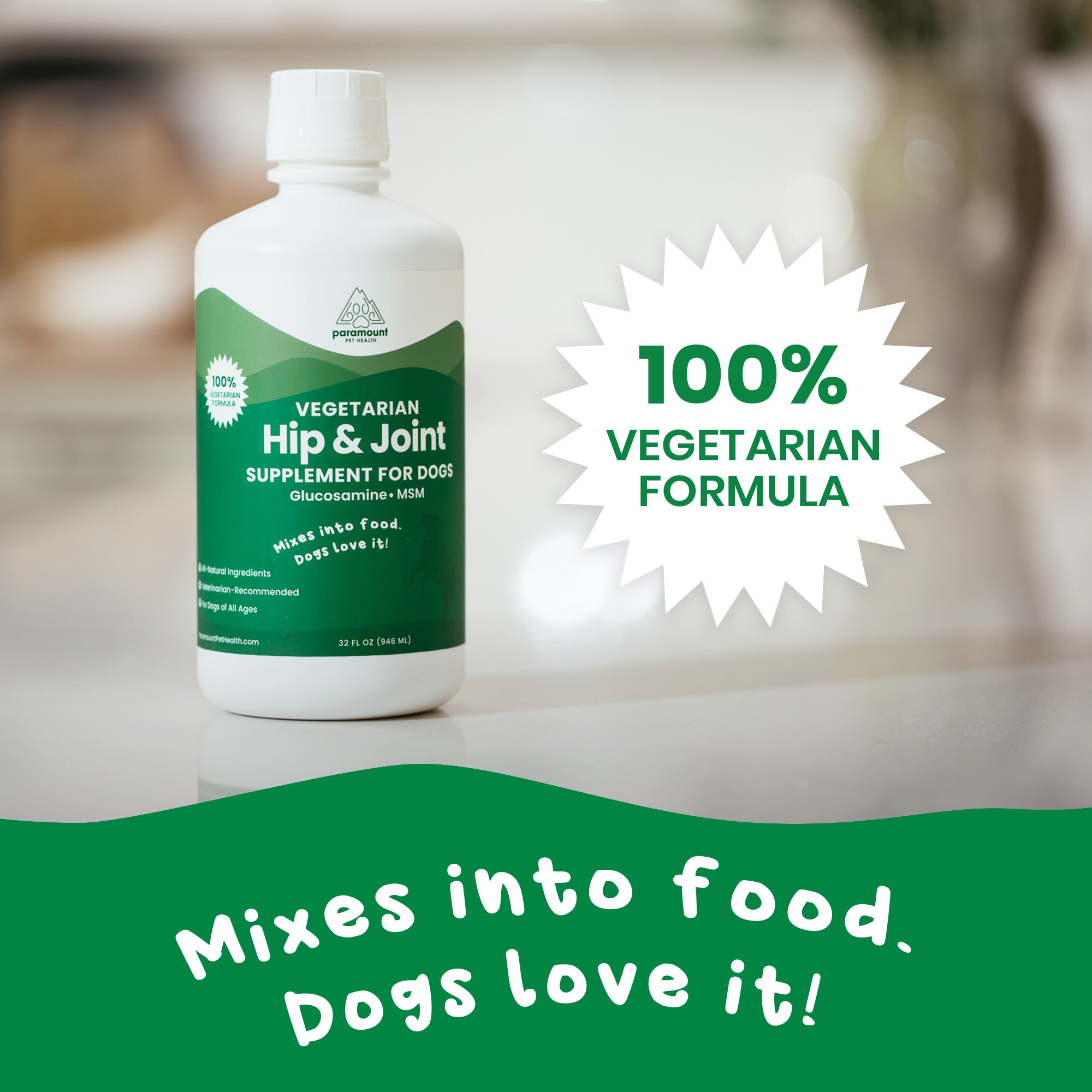 Vegetarian glucosamine for store dogs